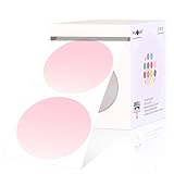 PARLAIM 3 Inch Gradient Thermal Labels, Commercial Grade Round Thermal Printing Sticker Roll for Inventory Moving Box - 500 Gradient Pink