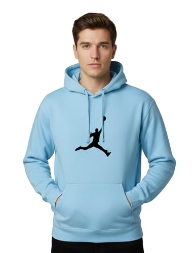 Image of BAGHADBILLO Men's & Women's Cotton Sweatshirt Hoodies with Pockets Solid Pattern Long Sleeves Hooded Neck Regular Fit and Standard Length