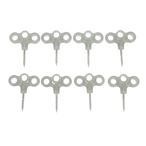 8 clavos roscados en espiral 30 mm para camping y senderismo miniatura 1