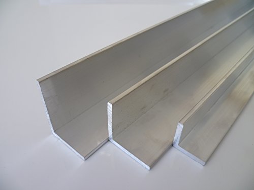 B&T Metall Angle en aluminium 20 x 15 x 2 mm en AlMgSi0,5 F22 soudé anodisable Longueur env. 1 m (1000 mm +0/- 3 mm) Cover