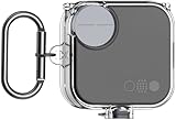 Geiomoo TPU Case for CMF Buds Pro 2, CMF Buds 2 Plus, CMF Buds 2, Soft Flexible Scratch Resistant Protective Cover with Carabiner (Clear)
