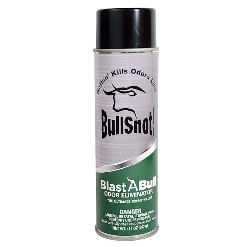 BullSnot Blast Odor Eliminator – Powerful Car & Home Smell Neutralizer. Eliminates Pet, Food, Tobacco, and Mold Odors. Safe for Carpets, Upholstery, Fabrics. Made in the USA.