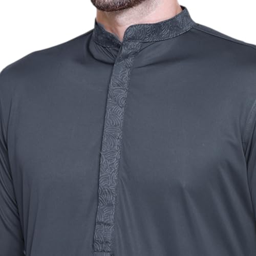 Premium Men's Fashion Moisture Wicking Kurta Pajama for Men | Lightweight, Comfortable Indian Traditional Wear3