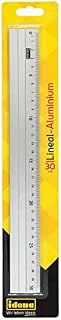 Idena 602122 - Linijka aluminiowa 30 cm, srebrna, 1 szt.