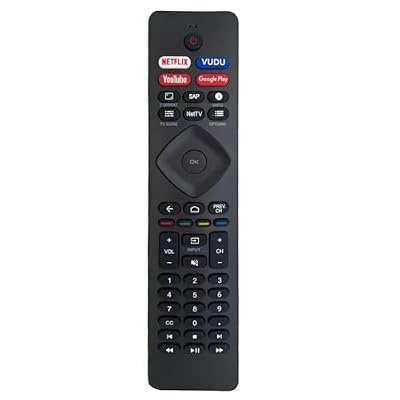 NH800UP RF402A-V14 Universal TV Remote Replacement for Phillips Remote Control for TV, for Philips Smart TV Android LED with LCD 4K