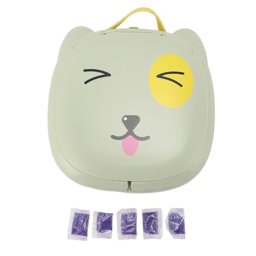 BTSEURY Children Toilet, Training Toilet for Kids, Foldable Potty with Storage Bag, Foldable Potty Training Toilet for Car Driving Camping Travel (Green)