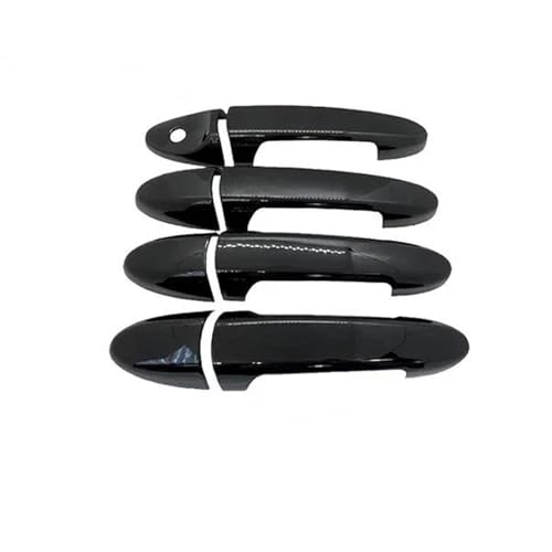 Autocollant poignée porte Ford Escape MK1 MK2 2001-2012 noir brillant