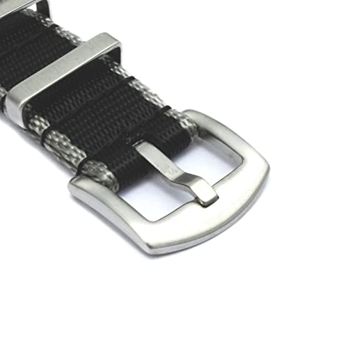 Image of WAMD Seat Belt NATO Watch Straps /Bands - 18mm,20mm,22mm and 24mm Nylon Watch Straps for Watches - Multicolour Options