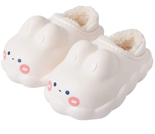 Autumn and Winter Men's and Women's Indoor and Outdoor Plush Sheep Slippers, Bear Pig Slippers. Cute animal slippers. Soft and comfortable warm plush shoes.