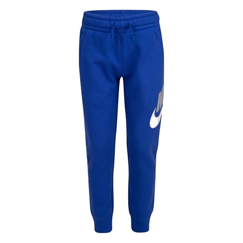 Nike Younger Boys Big Logo Jogging Bottoms - Blue