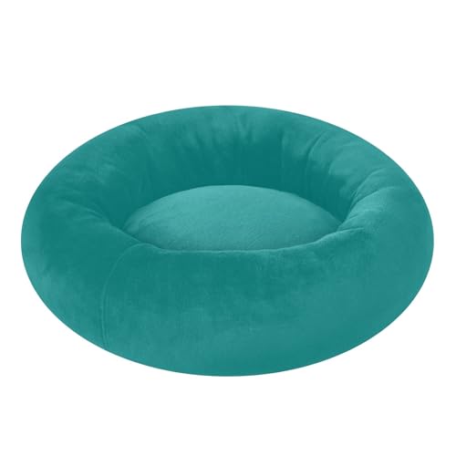 ODAWA Warm Pet Beds   Cama para gatitos, lavable a máquina, color verde azulado, para sala de estar, tamaño pequeño