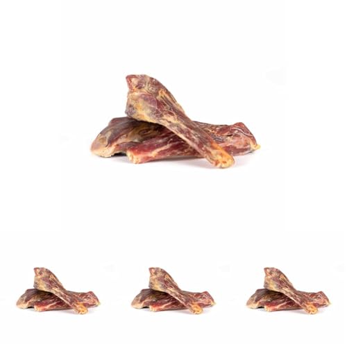 Mediterranean Natural - Hueso para Perros jamón Serrano 3 x 85 gr (Paquete de 4)