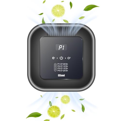 EEland Ozone Odor Eliminator 99% Cat Litter Deodorizer Pet Odor Eliminator for Home Ozone Ionizer...