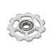 11T Rear Derailleur Pulley Wheel for 7–12 Speed Bikes – for CNC Machined Aluminum Alloy, Anodized Finish, Sealed Cartridge Bearing, Lightweight Replacement Part(Silver)
