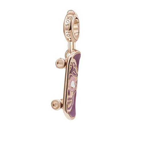 Rosato Gioielli Charm Donna in Argento PVD Rosè con Skateboard – Storie – RZ076