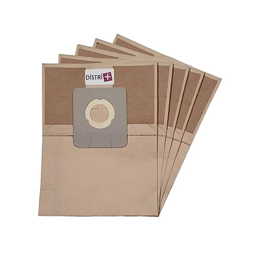 Distri+ - Sac aspirateur Compatible avec Argos : 966, 1404, 1183, 1415 - ICA Soteco : Box, Base 101, G16P, GP1/16 ECO B, GP1/18 ECO - la Pochette de 5 Sacs (5)
