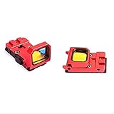 AKFIRE Red Dot Compact Flip Reflex Sight for Mounts and Slides for Outdoor Hunting (Red)
