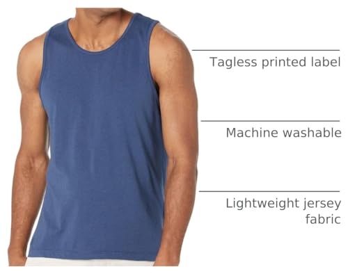 Image of Amazon Essentials Men's Active Quick Dry Tech Stretch Moisture Wicking Lightweight Gym Tank Top