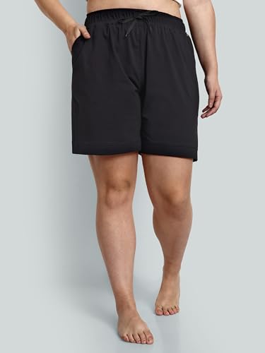 Image of CUPID Plain Comfortable Plus Size Barmunda /Shorts for Sports, Yoga, Daily Use Gym, Night Wear, Casual Wear for Girls
