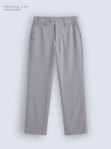 Image of WROGN Men's Trousers | Solid | Straight Fit