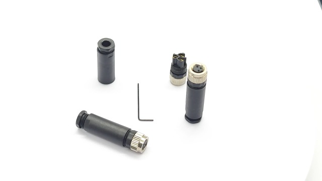 Amazon.com: M8 3 Pin Connector Field Wireable Screw