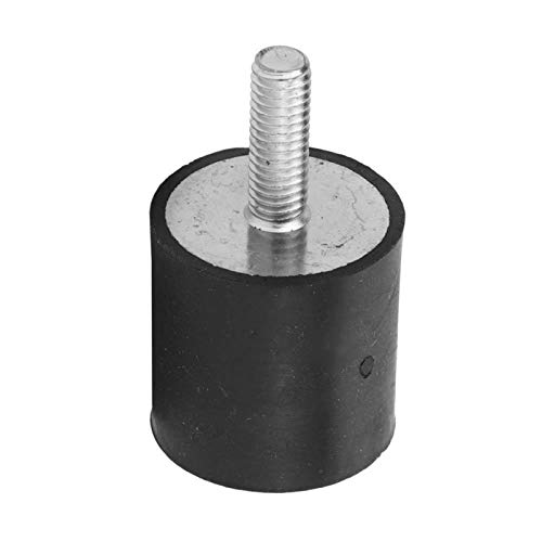 Rubber Vibration Absorber, Rubber Mount, Wear Resistance Heat Resistance Automotive Industry Fitness Equipment Heavy Machinery for Shockproof Products(VE25*25 M6*18)’