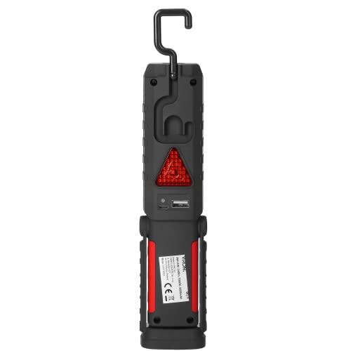 VIRONE WL-5 Werklamp Led Oplaadbaar COB 3W + 1W 2800mAh met Powerbank Functie - Image 7