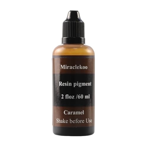 Caramel Epoxy Resin Color Dye Colorant Liquid Epoxy Resin Pigment,60ml,Translucent