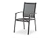 Produktbild sieger EXCLUSIV Gartenstuhl Lima (LBH 62x57x97 cm) LBH 62x57x97 cm grau Stapelstuhl Klappstuhl