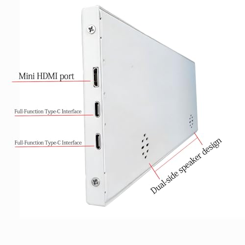 Image of 14.5Incn 2.5K Touchscrcen BarMontor,2560x720 IPS Portable CD Scrcen wth 10-Point Touch, 60 Rerteshn Rate.350nt Brightiness, USB C Drver Beard Yx25kK Tor DY Game PC (White Shell)