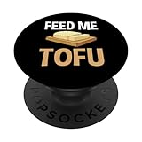 Comida de tofu Receta vegana de soja asiática PopSockets PopGrip Intercambiable