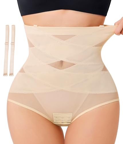 Tummy Control Shapewear for Women - Butt Lifting Shapewear Body Shaper High Waist Tummy Control Panties