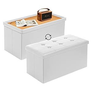 Todeco Sitzbank mit Stauraum, Weiß