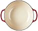 Lodge 7.5 Quart Enameled Cast Iron Dutch Oven with Lid – Dual Handles – Oven Safe up to 500° F or on Stovetop - Use to Marinate, Cook, Bake, Refrigerate and Serve – Island Spice Red