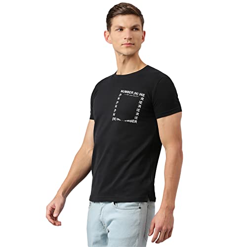 Image of Thomas Scott Men's | Solid | Half Sleeve | Slim Fit | 100% Cotton | Round Neck | Casual Tshirt