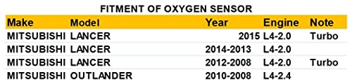 Ywim Downstream O2 Sensor Compatible With Mitsubishi 2015-2009 Lancer, 2015-2014 Outlander, 2012-2011 Outlander Sport Rear Oxygen Sensor #TOP4