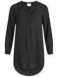  Vila Damen Vilucy L/S Tunic -Fav Bluse, Schwarz, 42 EU