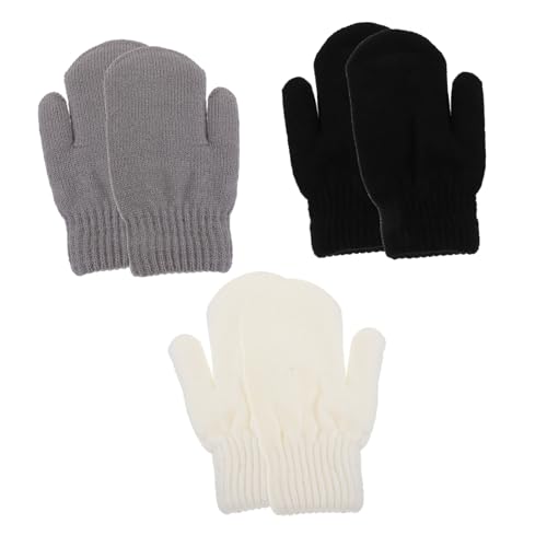 ibasenice Thick Winter Gloves Warm Mittens for Women Outdoor Mittens Adult Gloves Cold Weather