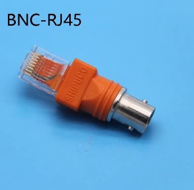 Adaptador 5 Piezas BNC Hembra a RJ45 Macho 50 Ohm miniatura 5
