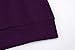 LYXIOF Womens Off Shoulder Sweatshirt Slouchy Long Sleeve Shirts Pullover Tops Purple S