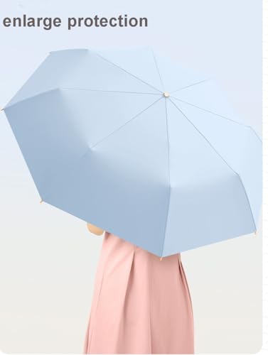 Parapluie résistant au vent et soleil LCY à manche en bois - 6