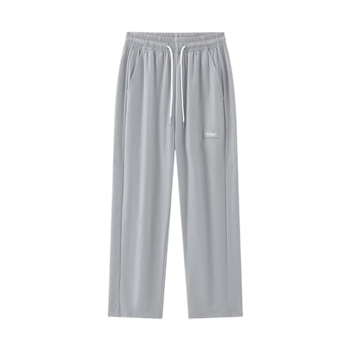 Generisch Pantalones de ocio para hombre cómodos pantalones de chándal 2025 pantalones de verano pantalones de entrenamiento informales pantalones de ocio para hombre transpirables pantalones de