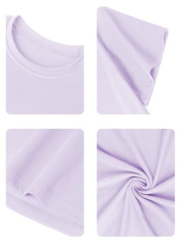 Girls Letter Graphic Tees Short Sleeve Kids Casual T Shirts4