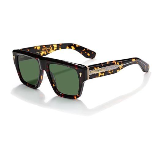 Lunettes de soleil en acétate haut de gamme de style tendance pour hommes et femmes