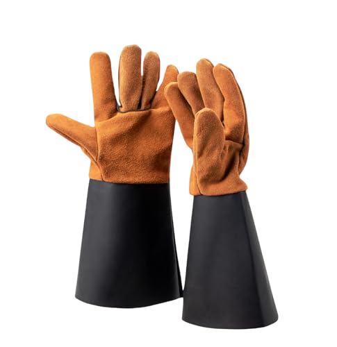 ZHOUHEHOSE Premium Welding Gloves, Cowhide Split Leather, Soft Lining, High-Dexterity