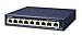 Produktbild PLANET GSD-908HP Network Switch Unmanaged Gigabit Ethernet (10/100/1000) Power Over Ethernet (PoE) Blue