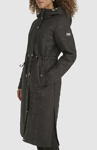 KARL LAGERFELD Women's Quilted Anorak Jacket3