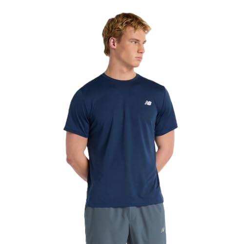 New Balance Men's Sport Short Sleeve T-Shirt, Nb Navy,...