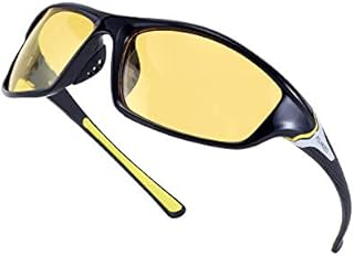 FEISEDY Classic Polarized Night Goggles Night Driving Yellow Lenses Glasses B2674