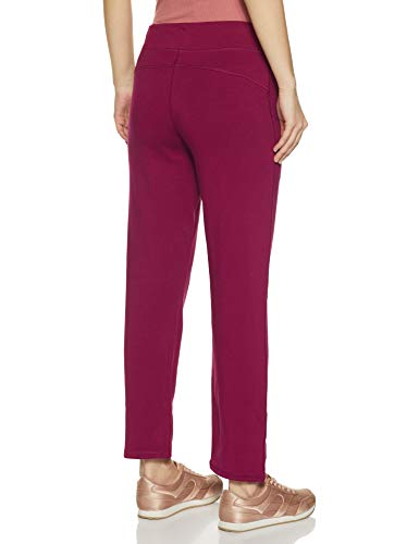 Image of Van Heusen Women's Cotton Lounge Pants | Drawstrings & Side Pockets | Cotton Stretch | Smart Tech finish | Sweat Absorbent | Breathable Fabric | At home pyjamas | Everyday Comfort | Solid Colors | Style 55302